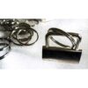 Accessories Silver Key Fob Dee 32m with split key ring - Image 3