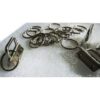 Accessories Silver Key Fob Dee 32m with split key ring - Image 2