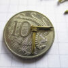 Brass coated Mini Nails Brads 1.15mm x 8mm, or 10mm long for wood, leatherwork - Image 3