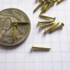 Brass coated Mini Nails Brads 1.15mm x 8mm, or 10mm long for wood, leatherwork - Image 4