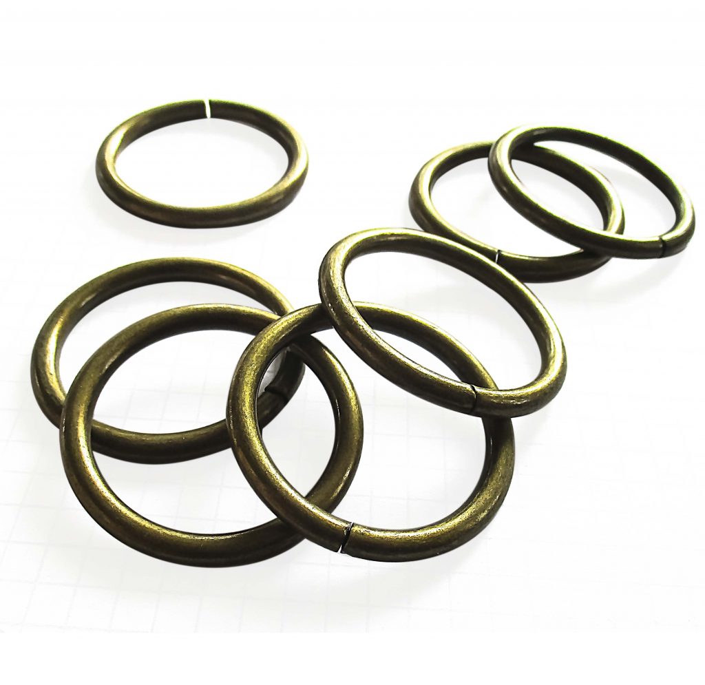 Metal O Rings unwelded 25, 32, 38mm 3 colours