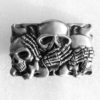 Wise Mystics Ghost Skull Buckle