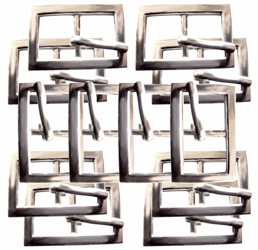 Small Buckles for straps 10mm wide Jaszitup leather accents