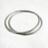 Metal O Rings Silver unwelded 70mm diameter Pkt 2 - Image 2