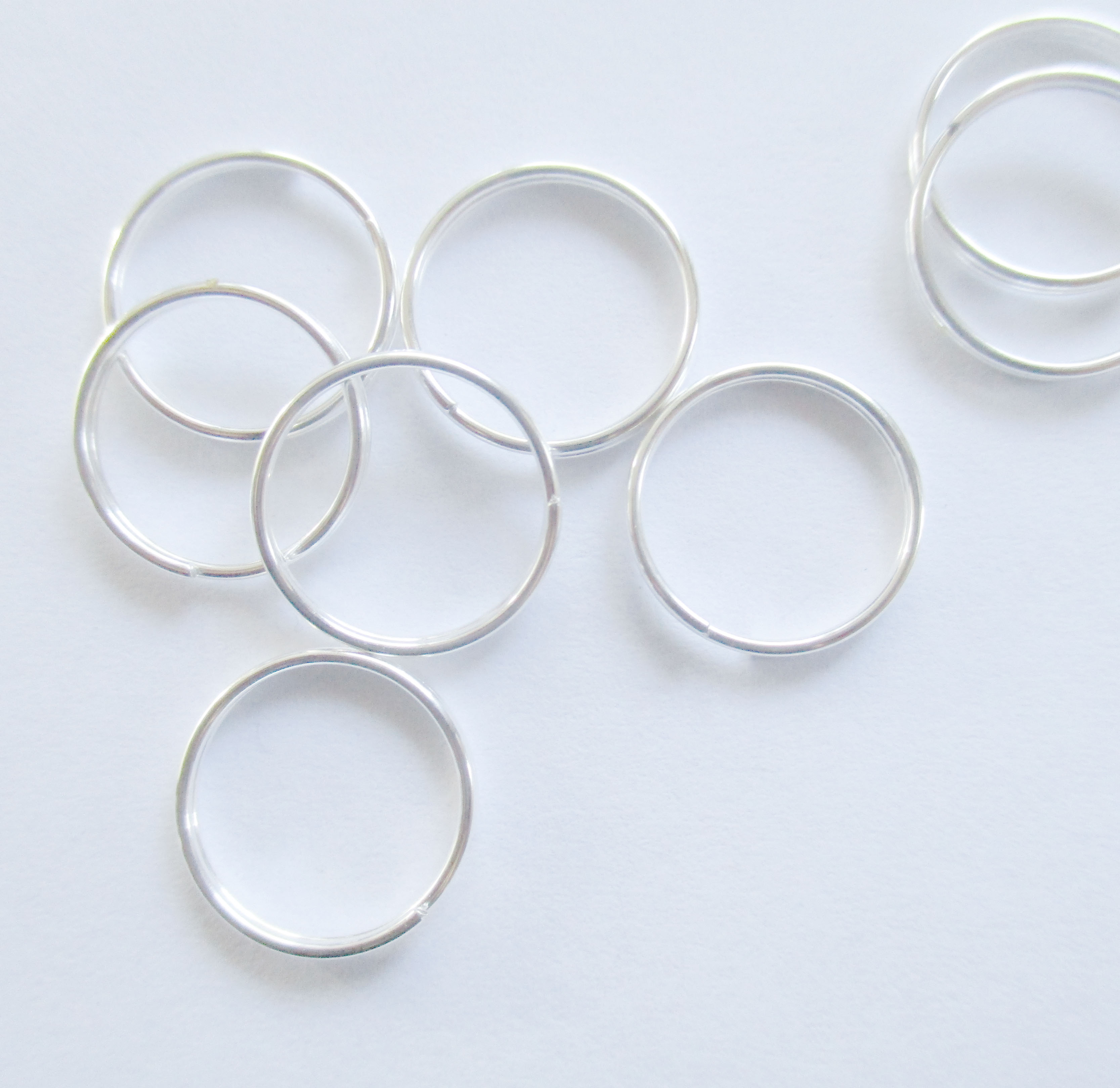 Small Split Rings 12mm diameter double loop 4 colours, Pkts 50, 100 eBay