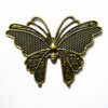 Metal Charms Filigree Butterflies 59x42mm antique Bronze Pkt 10