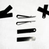 Black Metal Spring Money Clip attach to belts, pockets, bags Qty 4 - Image 2