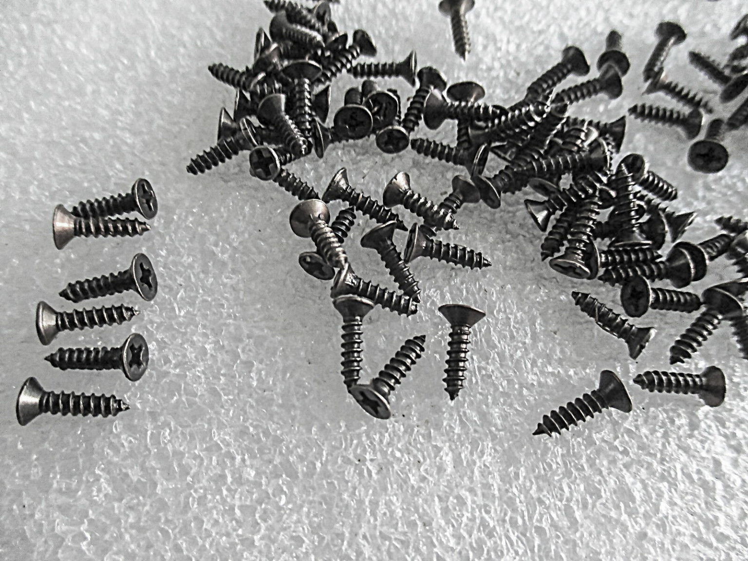Small Black Wood Screws Black Phillips Head M2 x 8mm, 10mm, 12mm long