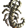 Scorpion Punk Rivet Silver Tone 42x34mm high Pkt 2 or 4 - Image 2