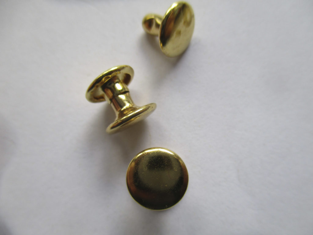 Brass Rivets 6mm Double Cap post height 4mm, 6mm, 8mm – Jasz-it-up ...