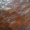 Brown Croc Print Leather Cut Piece Various Sizes 10cm to 30cm - Image 7