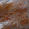 Brown Croc Print Leather Cut Piece Various Sizes 10cm to 30cm - Image 6