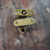 Solid Swing Catches Antique Brass 2 sizes, for boxes, bags and purses - Image 3