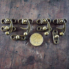 Solid Swing Catches Antique Brass 2 sizes, for boxes, bags and purses - Image 7