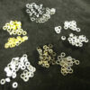Eyelets-w-washer 4mm ID, 8mm flange, 4mm high for shoes, bags Qty 100 - Image 2