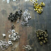 Eyelets-w-washer 4mm ID, 8mm flange, 4mm high for shoes, bags Qty 100