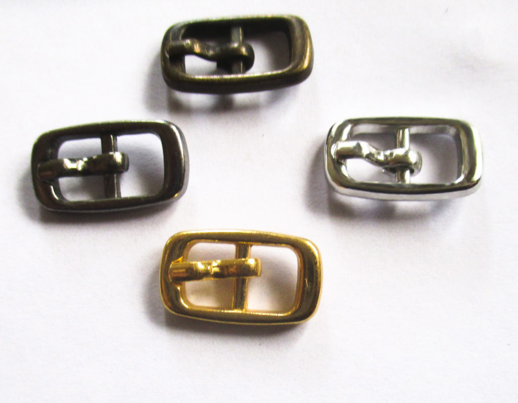 Buckles to fit 6mm straps 4 colours for shoes, dolls, toys, cases
