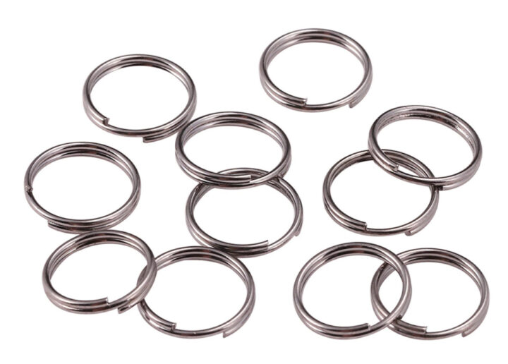 Silver 12mm split rings