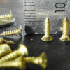 Small Gold Self Tapping Phillips Head Wood Screws - Image 6