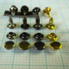 Rapid Rivets Double capped 6mm caps 6mm post easy to use 4 colours