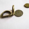 Metal Dee Rings unwelded Antique Brass 28x20mm, fit 20mm strap - Image 6