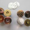 Catches Latches Round MagneticSnaps 18mm TopCapped BaseLegged 4 cols purses bags - Image 11