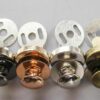 Catches Latches Round MagneticSnaps 18mm TopCapped BaseLegged 4 cols purses bags