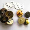Catches Latches Round MagneticSnaps 18mm TopCapped BaseLegged 4 cols purses bags - Image 13