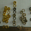 Eyelets-w-washer 10mm ID hole 17mm wide 5mm high for shoes, bags -4 cols Qty 50 - Image 2