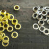 Eyelets-w-washer 10mm ID hole 17mm wide 5mm high for shoes, bags -4 cols Qty 50 - Image 3