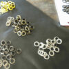 Eyelets-w-washer 10mm ID hole 17mm wide 5mm high for shoes, bags -4 cols Qty 50 - Image 5