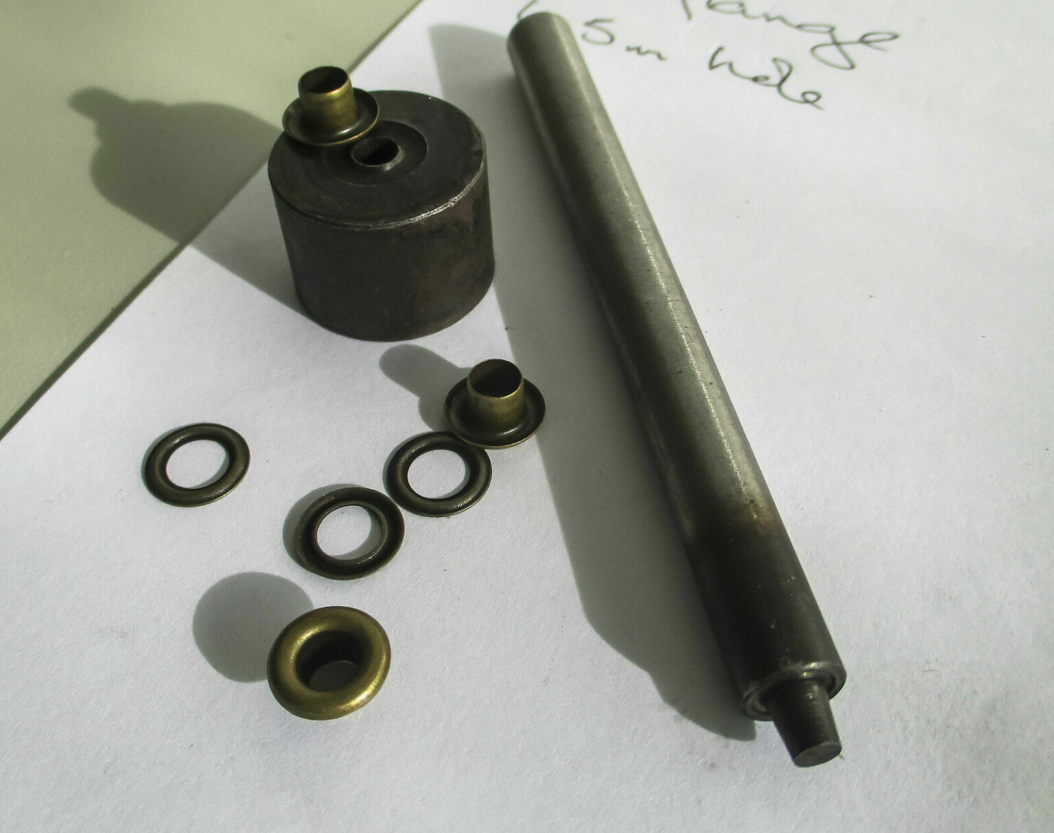 Tools Hand Eyelet Setters with anvil for hand setting eyelets sizes4mm