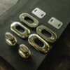 Catches Latches Purse Twist Lock Silver 35x19mm-smart snappy twist lock - Image 9