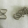 Metal Dee Rings unwelded silver 38x25mm for straps, and buckles - Image 3
