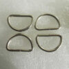 Metal Dee Rings unwelded silver 38x25mm for straps, and buckles - Image 4