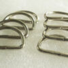 Metal Dee Rings unwelded silver 38x25mm for straps, and buckles - Image 7