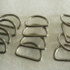 Metal Dee Rings unwelded silver 38x25mm for straps, and buckles - Image 8