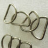Metal Dee Rings unwelded silver 38x25mm for straps, and buckles - Image 9