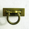 Catches Latches High Fashion AntiqueBrass rectangle Flip Lock for clutch wallets - Image 3