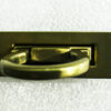 Catches Latches High Fashion AntiqueBrass rectangle Flip Lock for clutch wallets - Image 4