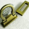 Catches Latches High Fashion AntiqueBrass rectangle Flip Lock for clutch wallets - Image 7