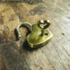 Brass Heart lock & Key set, a keepsake can be engraved - Image 9