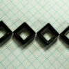 Hematite Hollow Square - Gun Metal - 25mm x 25mm DIY Decorative Additions Qty 5 - Image 5