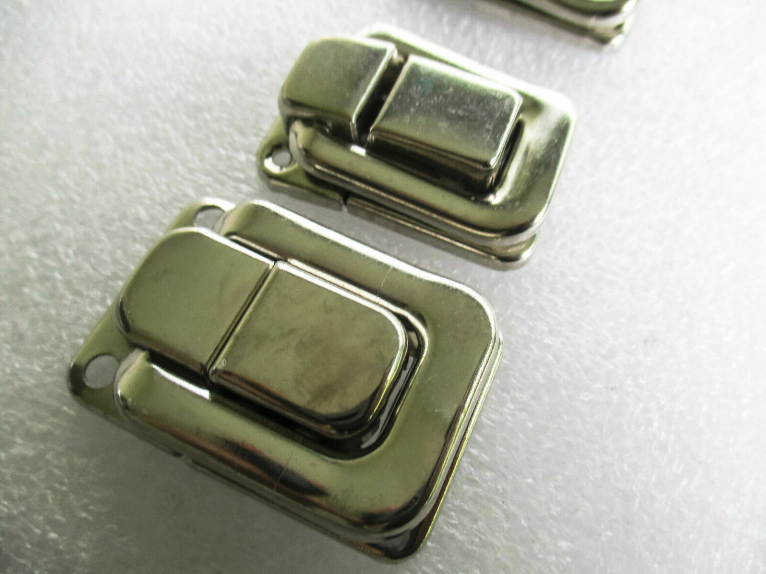 Catches Latches Toggle Catch Silver 40x28mm for bags, suitcases, trunk