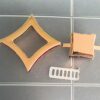 Catches Latches-Gold Invert Square TwistTurnLock 46x46mm for hand, shoulder bags - Image 8