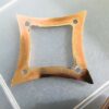 Catches Latches-Gold Invert Square TwistTurnLock 46x46mm for hand, shoulder bags - Image 10