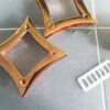 Catches Latches-Gold Invert Square TwistTurnLock 46x46mm for hand, shoulder bags - Image 12