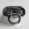 Superb High Fashion Silver Flip Lock 30mm x 15mm purses, bags - Image 2
