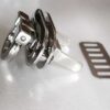 Superb High Fashion Silver Flip Lock 30mm x 15mm purses, bags - Image 3