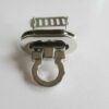 Superb High Fashion Silver Flip Lock 30mm x 15mm purses, bags - Image 5